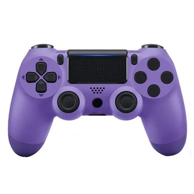 MeterMall Беспроводной PS4 контроллер Bluetooth геймпад джойстик для playstation 4 игровая консоль ПК паровой - Цвет: Electro-optic violet