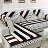 Sofa Covers for Living Room Plush Stripe Couch Cover Modern Minimalist Corner Seat Cover Sofa Towel ► Photo 2/6