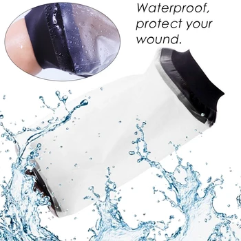 

1pc Bandage Waterproof Protector Reusable Practical Tight Durable Wound Sleeve Shower Cast Cover For Arms Legs Knee