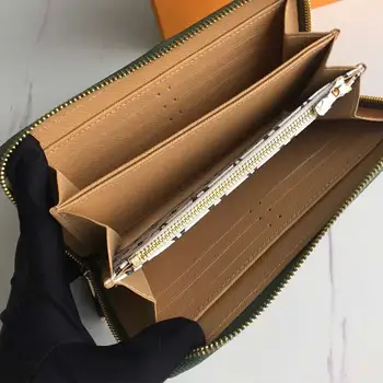 

Designer Kaarthouder Organisator Dames Plaid Lederen Retro Lange Zip Clutch Portemonnee Grote Capaciteit Lange Portemonnee Me