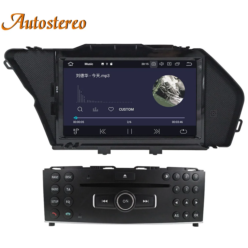 Discount DSP Android 9 64G Car DVD Player GPS Navigation For Mercedes-Benz GLK GLK-Class X204 2008-2010 Car Auto stereo Multimedia Player 7