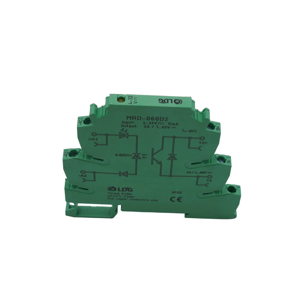MRD 060D2 10 шт. оригинальный программируемый светодиодный индикатор SSR DC 2A Вход: 5 В 12 24