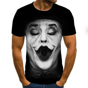 

Mens T shirts Fashion Summer Short Sleeve Ghost Rider Cool T-shirt 3D Blue Print Tops Fire Tshirt Men