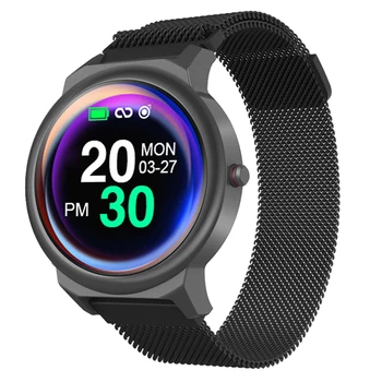 

ELF1 Smartwatch Sports Fashion Men Women Waterproof Smart Watch Milanese Strap Fitness Tracker Blood Pressure Smart Wristband