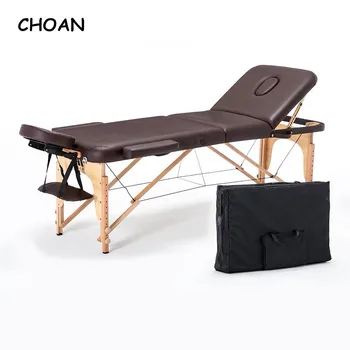 

salon spa tattoo beauty furniture portable foldable synthetic leather wooden esthetician lash facial massage table massage bed