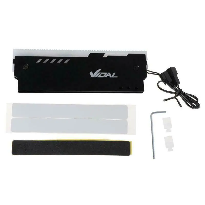 Настольная Память RAM RGB радиатор кулер Корпус Алюминиевый охлаждающий жилет для