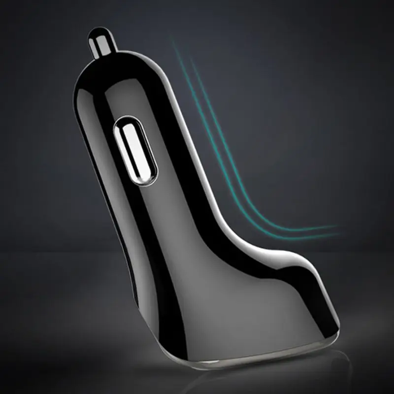 3.1A двойной USB Автомобильное зарядное устройство Быстрая Зарядка адаптер умный ток напряжение дисплей устройства для iPhone мобильных телефонов