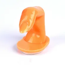 1Pcs Unhas de Gel Plástico Falsos Dedos Modelo Nail Art Stamp Estamparia Template Stencil Manicure Do Prego de Aço Inoxidável Da Placa Da Imagem ferramenta(China)