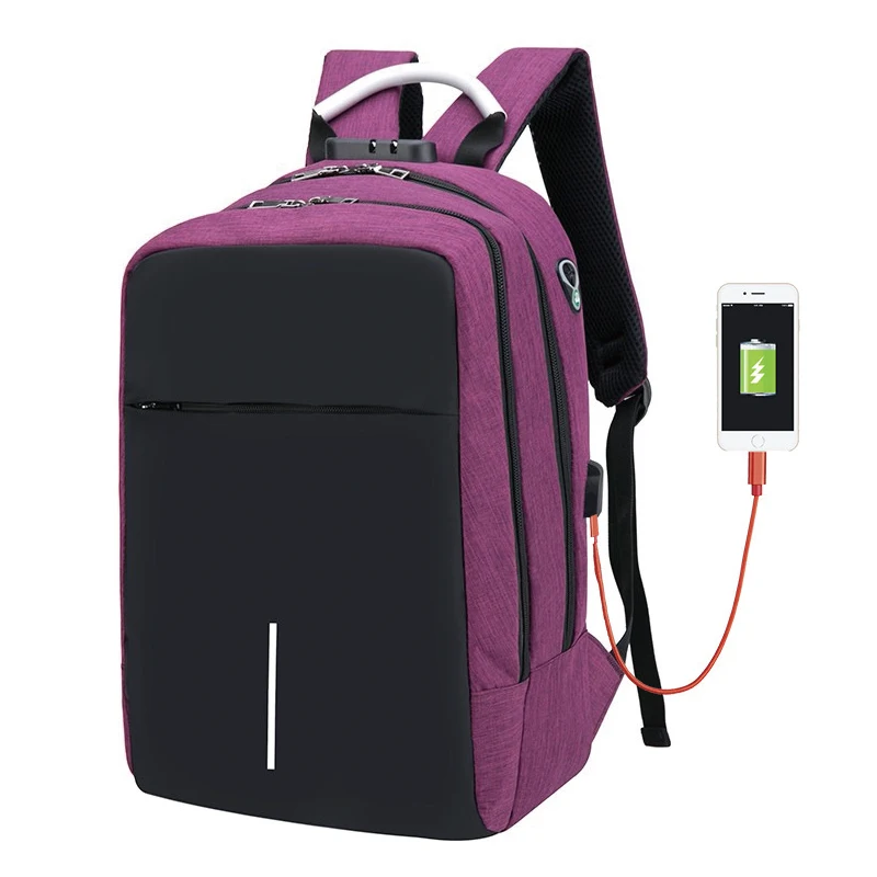 Рюкзак для ноутбука с usb-зарядкой повседневный рюкзак противоугонные дорожные