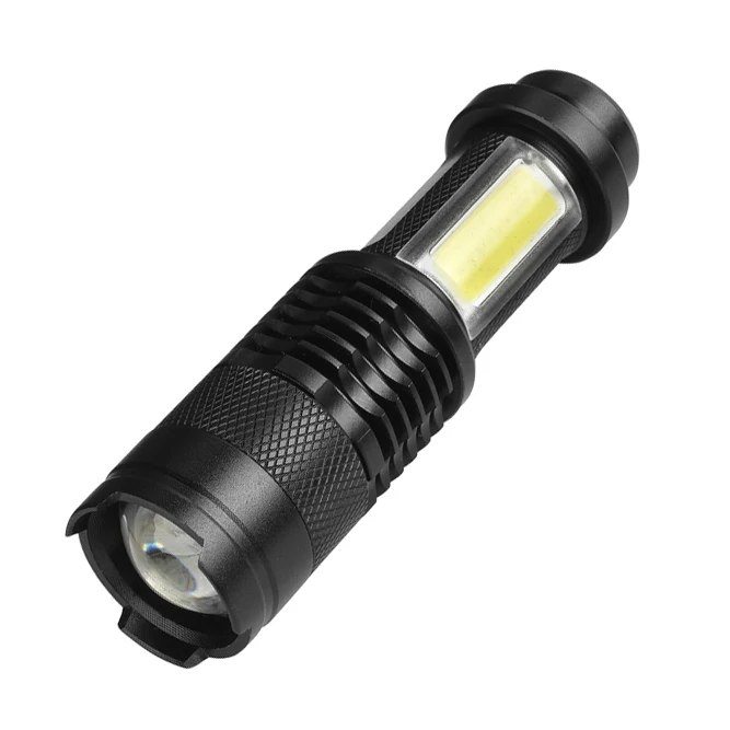 Built in battery XP-G Q5 Zoom Focus Mini led Flashlight Torch Lamp 2000 Lumens Adjustable Penlight Waterproof For Outdoor