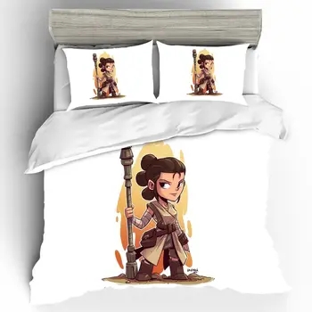 

Cartoon Star Wars Duvets and Linen Sets Bedding Sets Luxury Home Textiles Bed Linen Set For Children Couple King Size Pillowcase