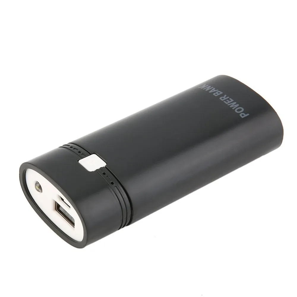 

5600mAh Power Bank Case Kit 2x18650 Battery Portable Power Bank Box Shell with USB Output & Indicator for iPhone without Battery