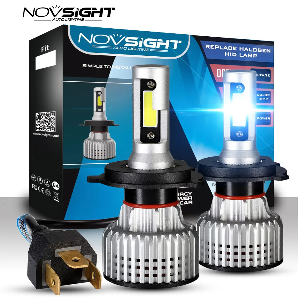 Car External Lights & Indicators Nighteye/NovSight H1 H4 H7 H11 60W LED