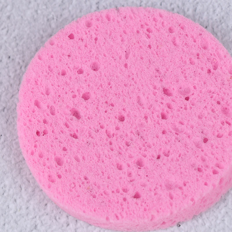 FaceCleanser косметический инструмент для макияжа, Очищающий спонж для умывания лица, Очищающий спонж из натурального древесного волокна, 5 шт