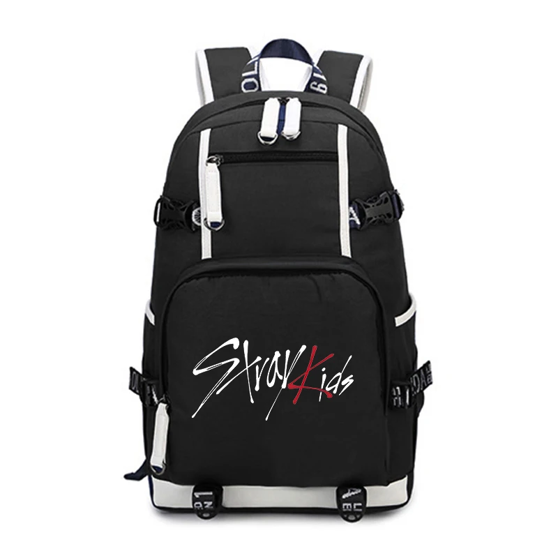 11 Mochila Kpop Stray Kids Backpack Women Laptop Backpack Fashion School Bags for Teenage Girls Boys Travel Bags Casual Rucksack - Цвет: 11