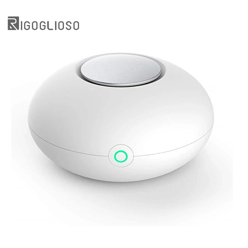 RIGOGLIOSO-minipurificador de aire de ozono, generador O3, desodorizador, recargable vía USB, purificador de aire portátil, pequeño espacio, olor claro