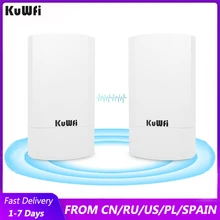 KuWFi 5.8G Router  900Mbps WiFi Router Hotspot Repeater Outdoor WiFi Extender Wireless Brigde Reach 1-3KM for Ip-Cam