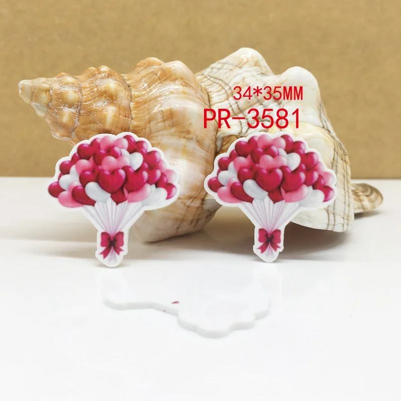 3581 30 шт мультфильм персонаж плоское украшение из смолы pr 3588 - Цвет: 3581