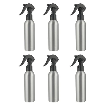 

6Pcs 250Ml Aluminum Spray Bottle Portable Mini Perfume Bottles Empty Refillable Cosmetic Sprayer Atomizer