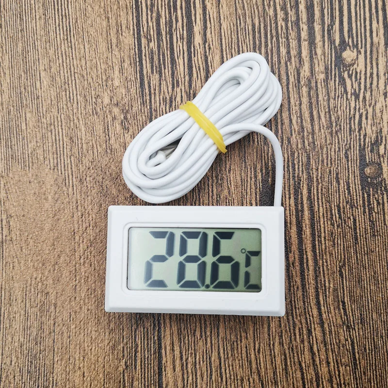 

Mini Convenient Digital LCD Thermometer Sensor Gauge Refrigerator Aquarium Temperature Monitoring Display Detector