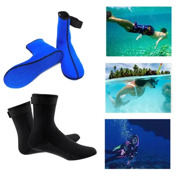 

1 Pair Swimming Seaside Scuba Socks Wetsuit Diving Socks Prevent Scratches Warming Snorkeling Socks Beach Boots Aqua Shoes 2