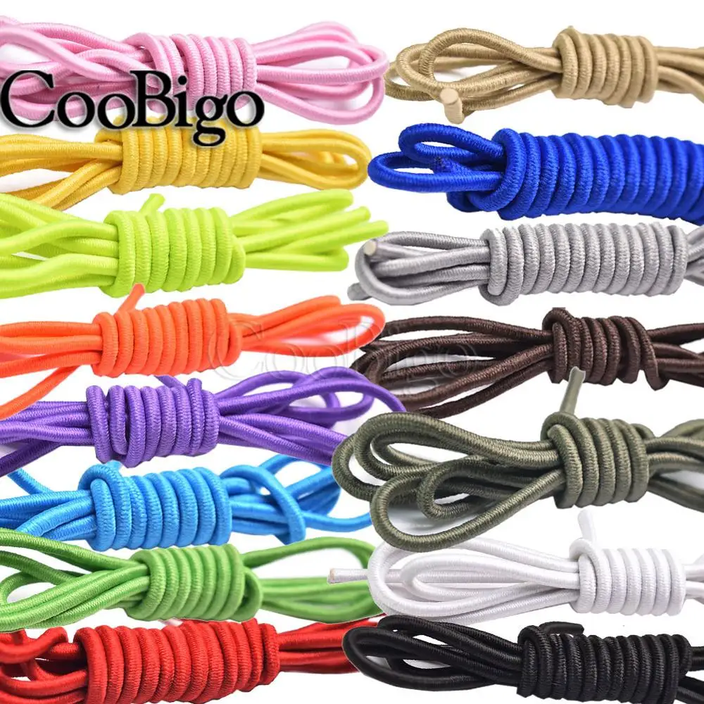 Choose Colour and Length Shock Cord Elastic Rope Large Hook & Loop Bungee 