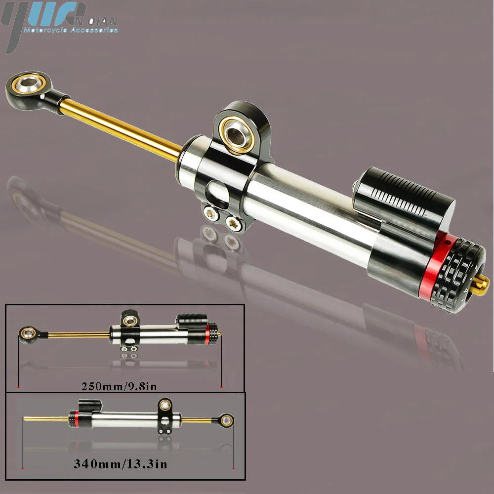 Универсальный алюминиевый мотоциклетный демпфер руля стабилизация безопасности управления для Honda CB 400SF CB 1300F MSX125 X4 X-11 CB500X ABS