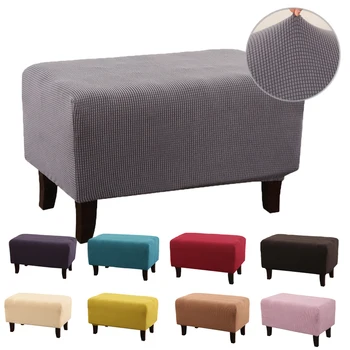 

Thick Polar Polyester Sofa Pedal Cover For Living Room Couch Footstools Cover High Elastic Footstool Sofa Accessories S/M/L