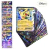 100pcs/Box For Pokemon GX Cards Vmax English Shining Trading Collectible Game Card Booster Box Spanish Kid Battle Game Toys Gift 1