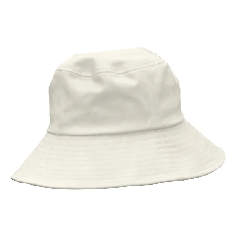 Summer Bucket Hat for Women Big Wide Brim Outdoor Soft Cotton Solid Color Sun Hat Portable Foldable Panama Cap Lady_voghion.com