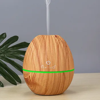 

KONGYIDE USB Car Humidifier Air Portable Wood Grain Air Humidifier Aroma Ultrasonic 130ML Aroma Diffuser Car