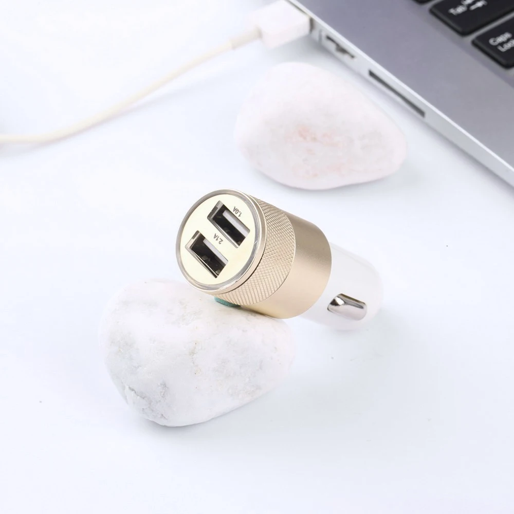 Устройство для автомобиля с двумя портами USB Зарядное устройство + 1 м Тип C 3
