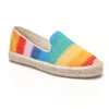 2021 Zapatillas Mujer Sale Ballet Flats Canvas Slip-on Casual Round Toe Sapatos Tienda Soludos Espadrilles Shoes Platform Size 1