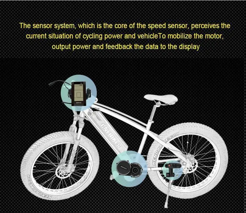 Е-байка 36В дисплей Bafang BBS01 дополнительно 350 Вт Электрический велосипед Conversion Kit