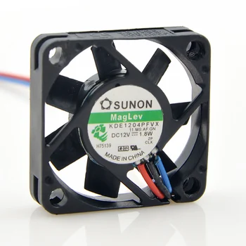 

10pcs For Sunon fan KDE1204PFVX 40X40X10 mm 12V 1.8W with a 3-wire switch server inverter