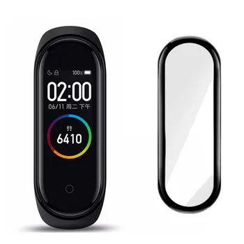 

3D Curved Edge Full Coverage Miband Soft Clear Protective Film Cover For Xiaomi Mi Band 5 band5 Screen Protector Guard(Not Glass