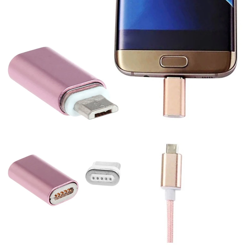 Магнитный микро USB адаптер зарядное устройство конвертер для Android телефонов планшетов