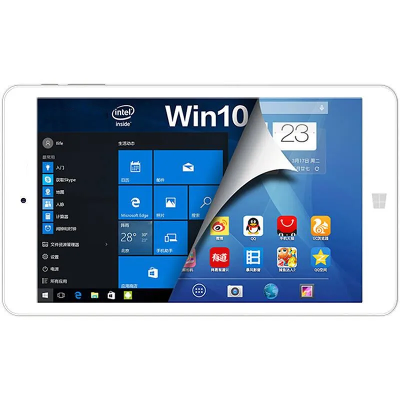 Las ventas de 8,0 pulgadas CWI 513 Android 5,1 + Windows 10 Sistema Dual 2GB DDR3 32GB Z8300 CPU HDMI Compatible con dos cámaras tipo-C