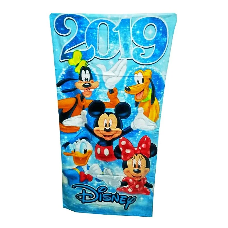 Disney New Cartoon Minnie Mickey Mouse Friends Cotton Girls Kids Teens Bath/Beach Towel 75x150cm Children Swimming Towel