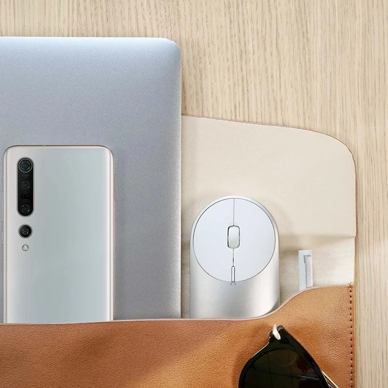 Óptico sem Fio Conectar para Computador Original Xiaomi Portátil Mouse 2 Bluetooth 4.2 rf 2.4ghz 4000dpi Ajustável Modo Duplo mi - Imagem 4
