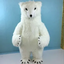 2 м надувной костюм полярного медведя реклама для взрослых подходит от 1,6 м до 1,8 м Хэллоуин косплей вечерние костюмы