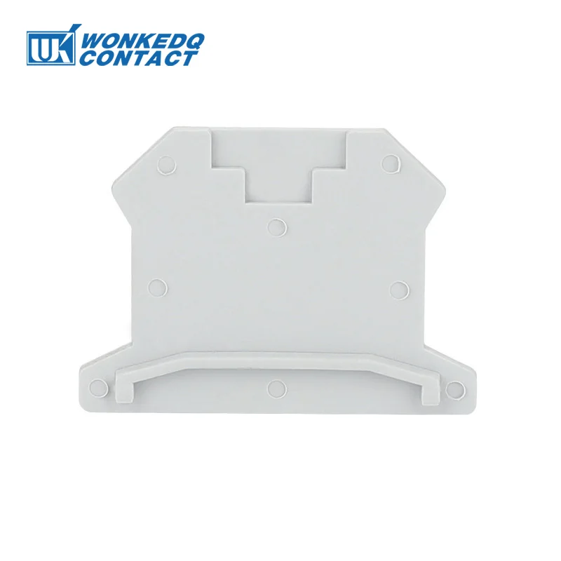 End Cove Enclosurer 10Pcs For UK Series Din Rail Terminal Block Universal Wire Electrical Connectors Accessories