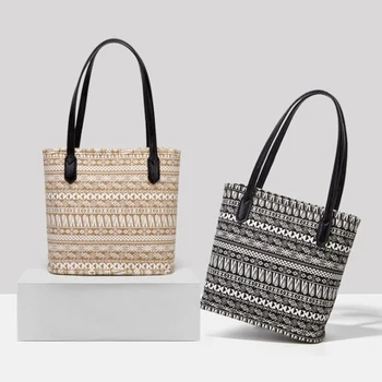 

YXZ New Fashion Jelly Transparent Composite bag For Women Trend PVC Shoulder Handbag Ladies Retro Pattern Female Birkin bags