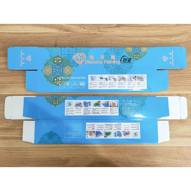 

Lie star/zooya Printing Publications Diamond Painting with Colorful Box Gift Box Strip Box Logo Customizable Wholesale