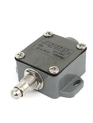 AC 220V 3A 12mm плунжерный Плунжер для монтажа в панель закрытый SPDT Мгновенный Концевой выключатель