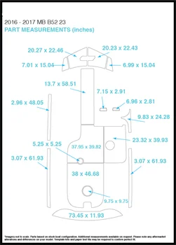

2016 - 2017 MB Sports B52 23 Swim Step & Cockpit Pad Boat EVA Teak Decking 1/4" 6mm