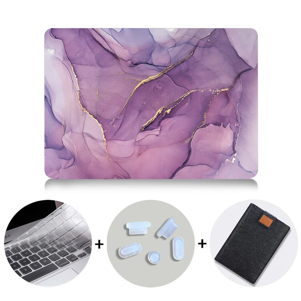 MTT Мрамор чехол для ноутбука Macbook Air Pro retina, возрастом 11, 12, 13, 15 с сенсорной панелью жесткий чехол для macbook pro 13,3 дюймов чехол для ноутбука Funda - Цвет: MB01