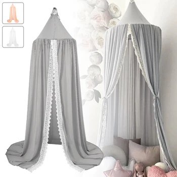 

Anti Mosquito Cotton Baby Canopy Mosquito Net Princess Bed Canopy Girls Room Decoration Bed Canopy Pest control Reject Net