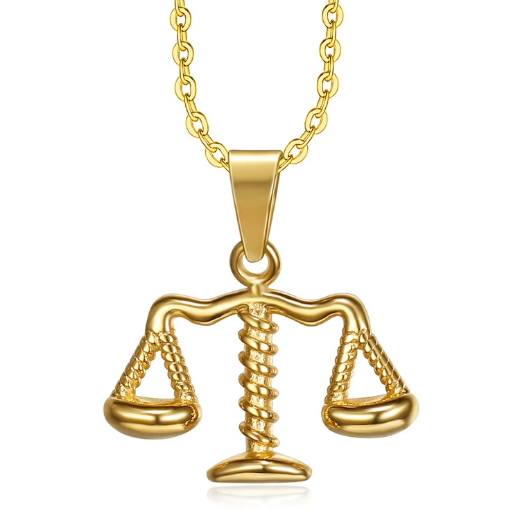 Libra Pendant Necklace Custom 