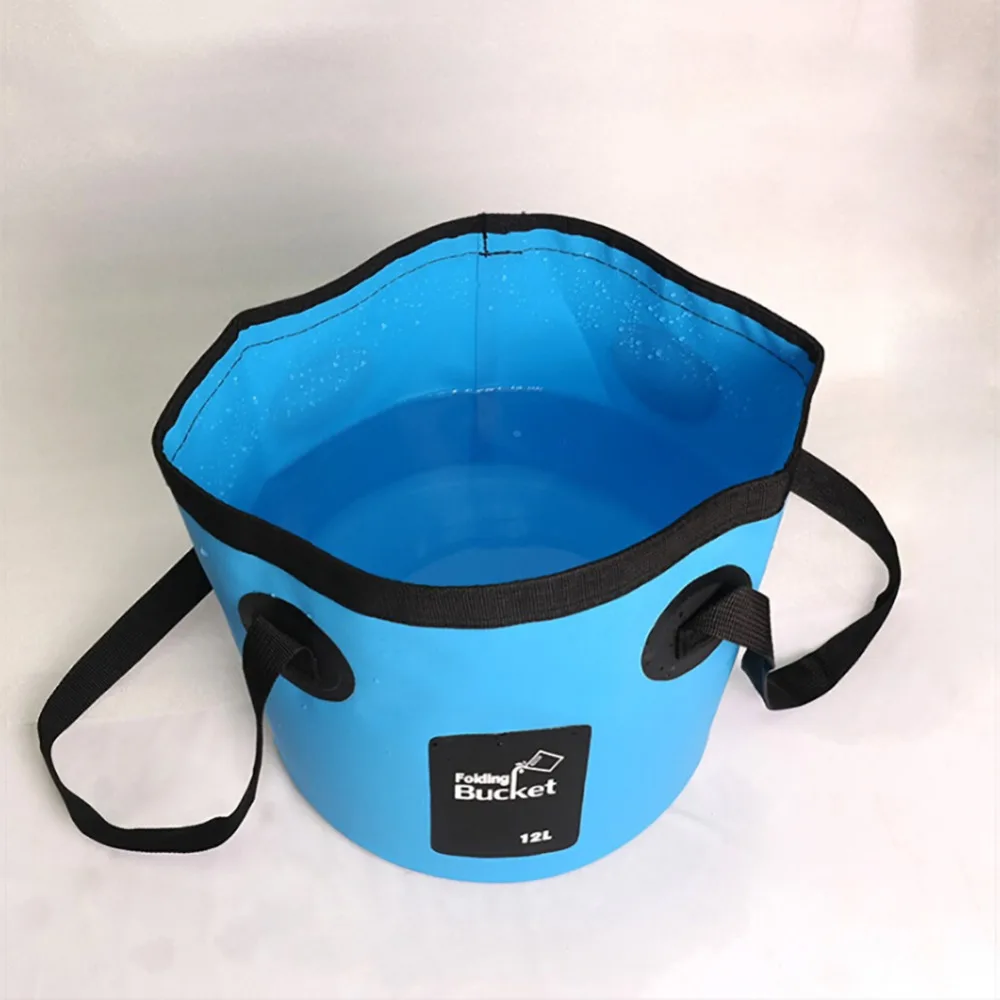 12 / 20 L Outdoor portable folding water bucket for water dish hand foot car washing camping travel toy bucket